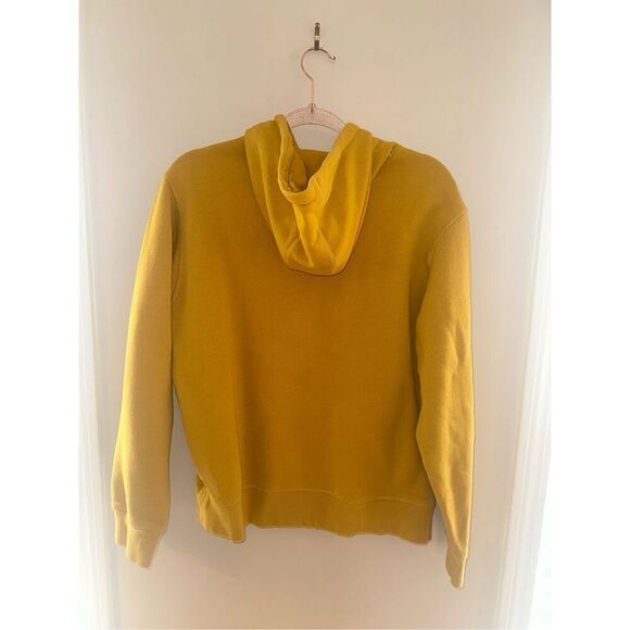 Heavy Weight Women's New Balance Hoodie M Mustard Yellow - Picture 5 of 5